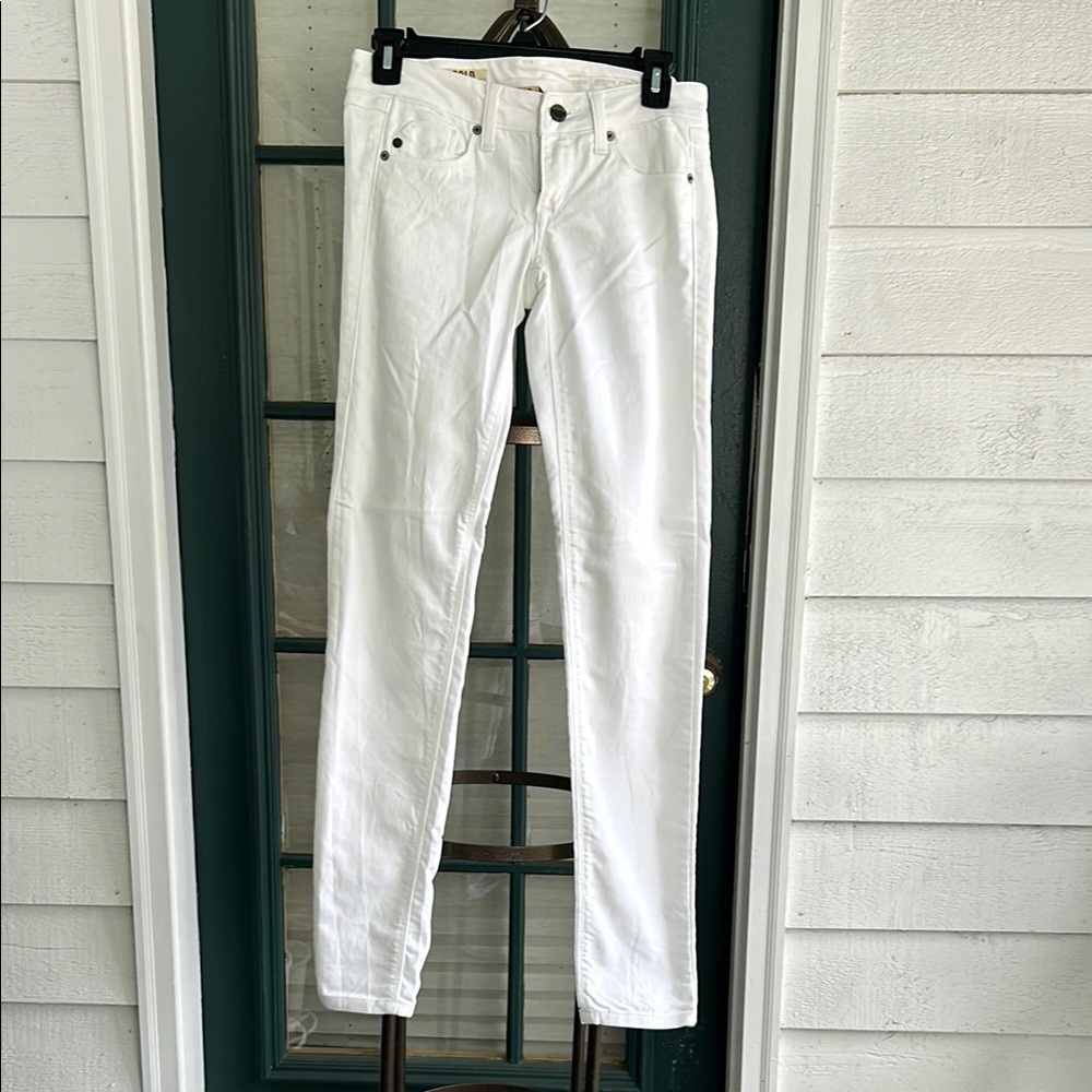 Sold Design LB  White Skinny Denim Jeans size 25